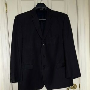 Calvin Klein Black Pinstripe Blazer
